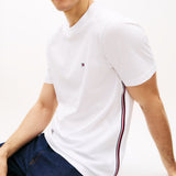 Tommy Hilfiger Global Stripe Cotton T-shirt in White