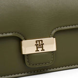 Tommy Hilfiger Heritage Flap Closure Crossbody Bag In Huntsman Green