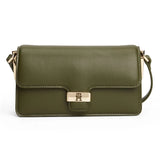 Tommy Hilfiger Heritage Flap Closure Crossbody Bag In Huntsman Green