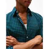 Tommy Hilfiger Heritage Oxford Check Regular Shirt In Preppy Navy
