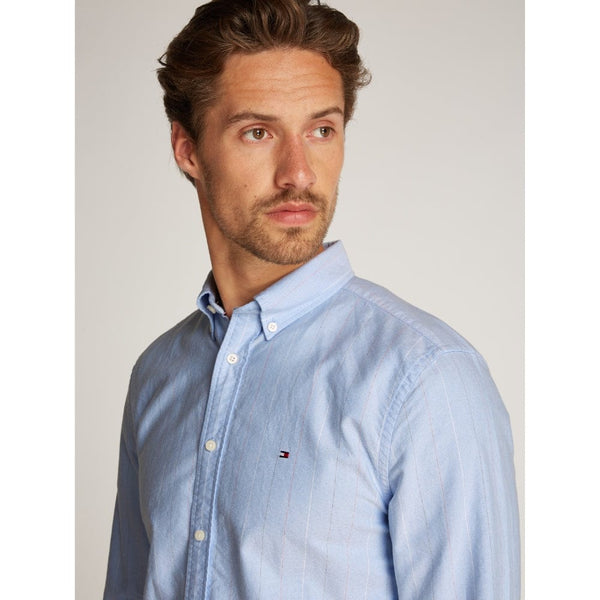 Tommy Hilfiger Heritage Oxford Fine Shirt In Light Blue