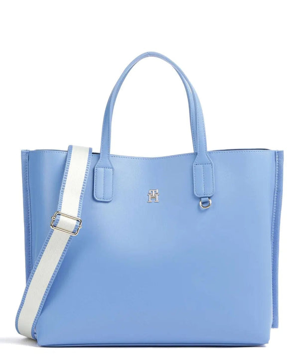 Tommy Hilfiger Iconic Tommy Satchel in Blue Spell