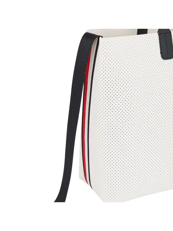 Tommy Hilfiger Iconic Tommy Tote Perf in Ecru