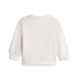 Tommy Hilfiger Kids Outline Logo Embroidery Sweatshirt In White