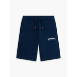 Tommy Hilfiger Logo Embroidery Terry Sweat Shorts Dark Blue