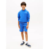 Tommy Hilfiger Logo Embroidery Terry Sweat Shorts Empire Blue