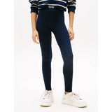 Tommy Hilfiger Logo Full Length Leggings Dark Blue