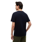Tommy Hilfiger Logo Graphic Jersey Crew Neck T-Shirt In Navy