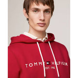 Tommy Hilfiger Logo Hoodie in Royal Berry