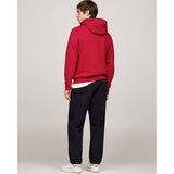 Tommy Hilfiger Logo Hoodie in Royal Berry