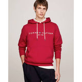 Tommy Hilfiger Logo Hoodie in Royal Berry