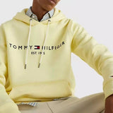 Tommy Hilfiger Logo Hoody Yellow Mist