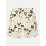 Tommy Hilfiger Medium Drawstring Swim Trunk In Palm Beige