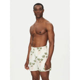 Tommy Hilfiger Medium Drawstring Swim Trunk In Palm Beige