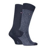 Tommy Hilfiger Mens 2-Pack Herringbone Socks In Navy