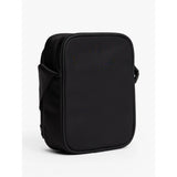 Tommy Hilfiger Metal Logo Crossbody Reporter Bag In Black