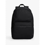 Tommy Hilfiger Metal Logo Tonal Backpack In Black