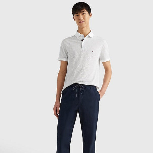 Tommy Hilfiger Micro Print Slim White