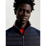 Tommy Hilfiger Mix Media Zip Jacket in Desert Sky