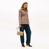 Tommy Hilfiger Monogram Crossbody Bag In Safari Canvas