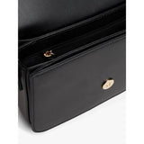 Tommy Hilfiger Monogram Flap Crossbody Bag In Black