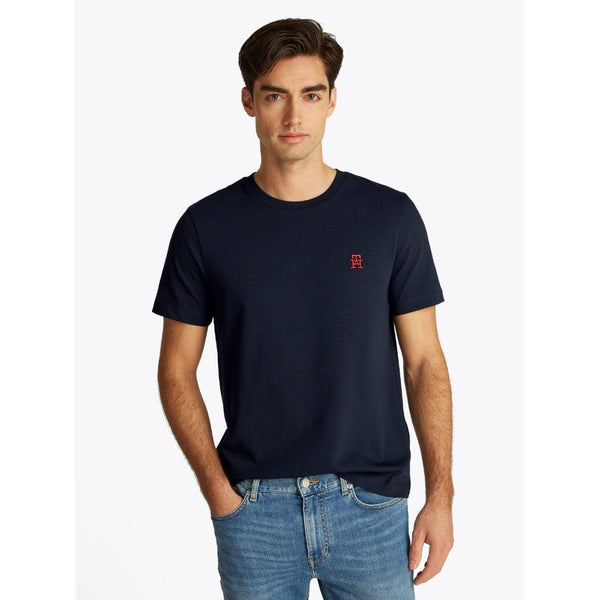 Tommy Hilfiger Monogram Tee In Desert Sky