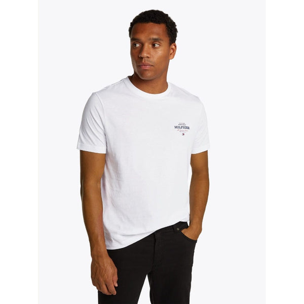 Tommy Hilfiger Monotype All American Tee In White
