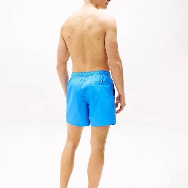 Tommy Hilfiger Original Drawstring Mid Length Swim Shorts In Blue