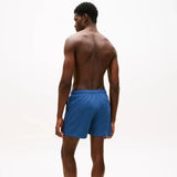 Tommy Hilfiger Original Logo Mid Length Swim Shorts In Aegean Sea
