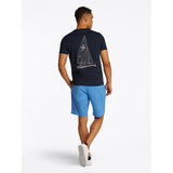 Tommy Hilfiger Outline Sailing Tee In Desert Sky
