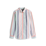 Tommy Hilfiger Oxford Regatta Stripe Shirt In Multi Stripe