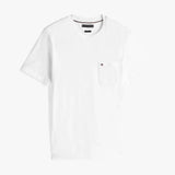 Tommy Hilfiger Patch Pocket Jersey Crew Neck T-Shirt White