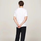 Tommy Hilfiger Patch Pocket Jersey Crew Neck T-Shirt White