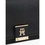 Tommy Hilfiger Pebble Grain Crossbody Bag In Black