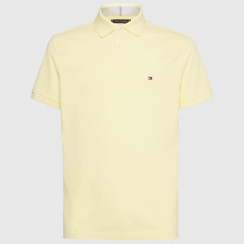 Tommy Hilfiger Plain Polo Yellow Mist