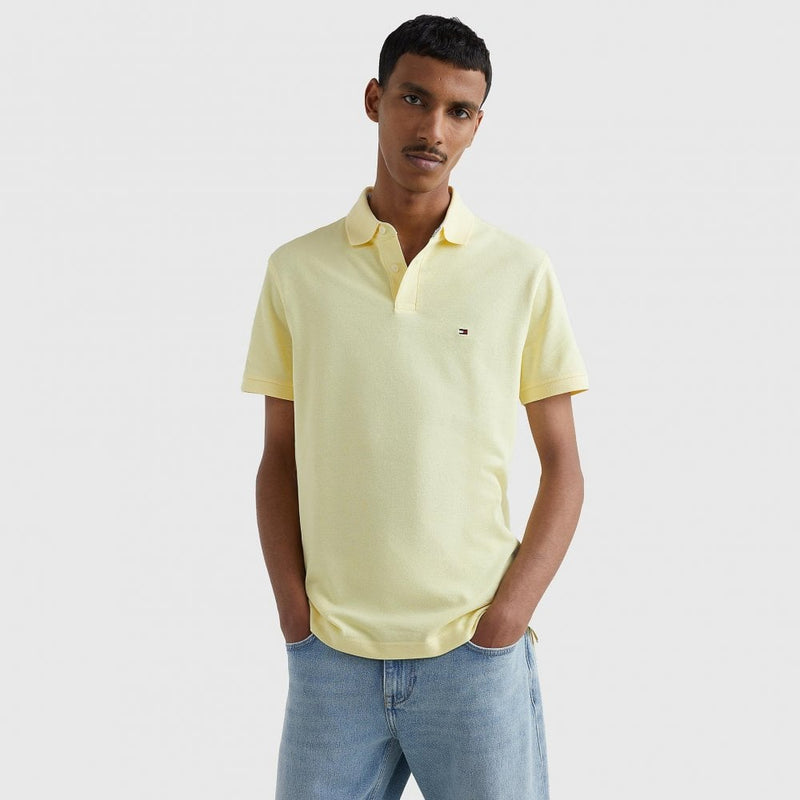 Tommy Hilfiger Plain Polo Yellow Mist