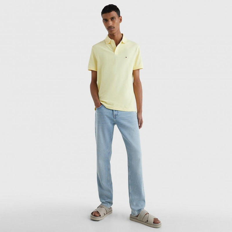 Tommy Hilfiger Plain Polo Yellow Mist
