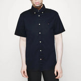 Tommy Hilfiger Poplin Short Sleeve Shirt Desert Sky