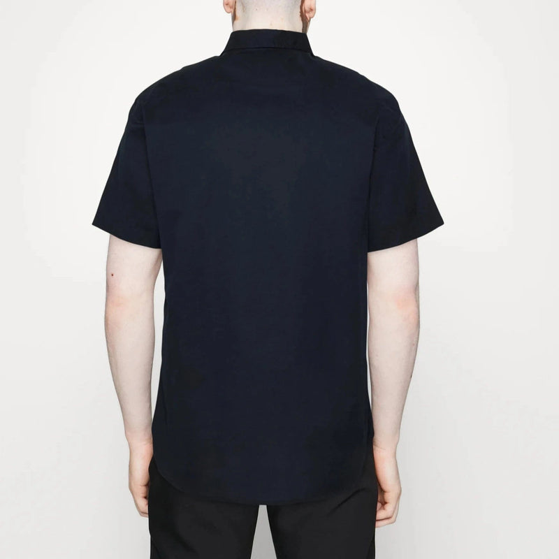 Tommy Hilfiger Poplin Short Sleeve Shirt Desert Sky