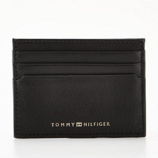 Tommy Hilfiger Premium Leather Card Holder in Black
