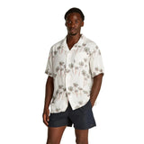 Tommy Hilfiger Print Bowling Shirt in Beige