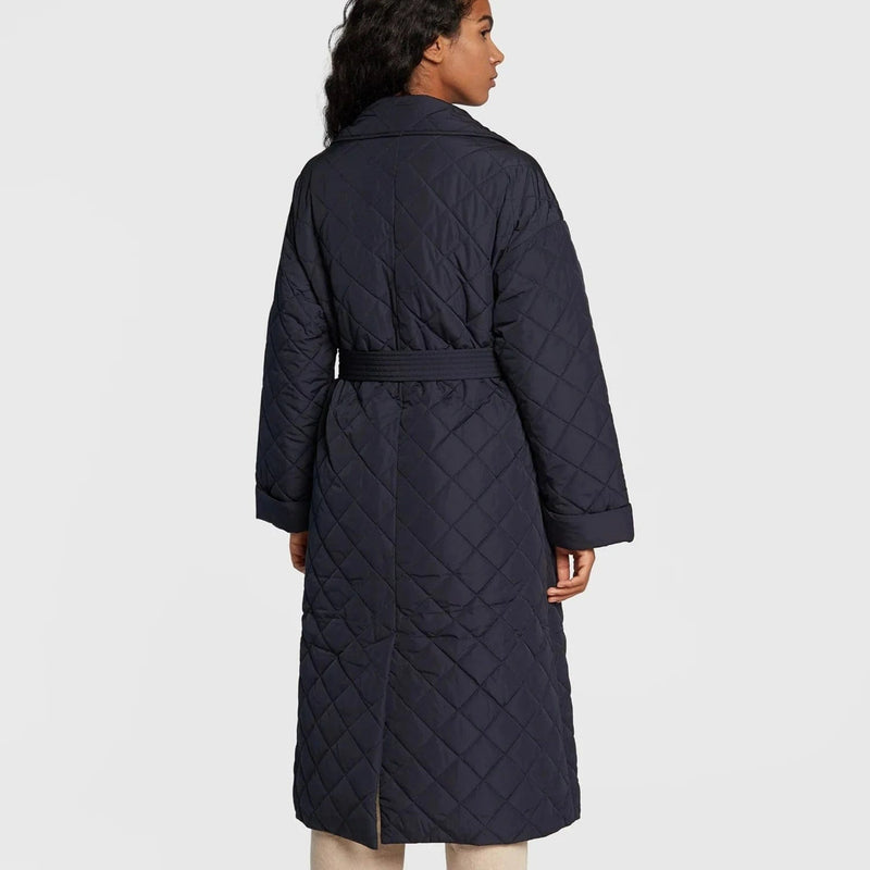 Dringender Sonderverkauf Tommy Hilfiger Quilted Sorona® Coat Wimbledon Relaxed Navy – Elys Trench