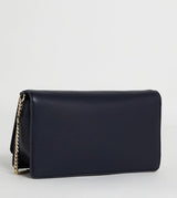 Tommy Hilfiger Refined Chain Crossover Bag in Space Blue