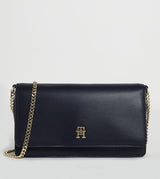 Tommy Hilfiger Refined Chain Crossover Bag in Space Blue