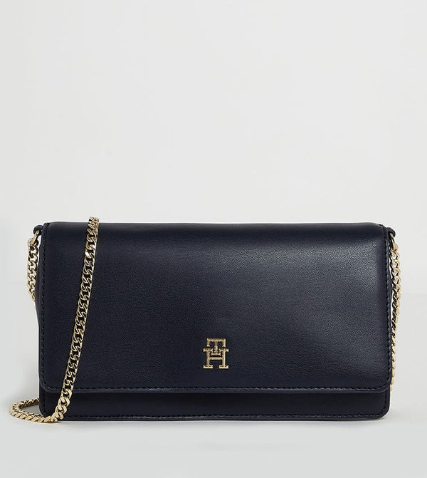 Tommy Hilfiger Refined Chain Crossover Bag in Space Blue