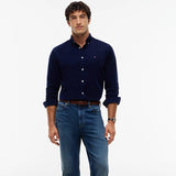 Tommy Hilfiger Regular Fit Fine Corduroy Shirt In Imperial Navy