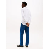 Tommy Hilfiger Regular Fit Pure Linen Shirt In Optic White