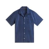 Tommy Hilfiger Regular Fit Seersucker Short Sleeve Shirt in Desert Sky