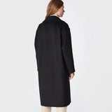 Tommy Hilfiger Relaxed Fit Single Breasted Coat Black
