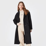 Tommy Hilfiger Relaxed Fit Single Breasted Coat Black